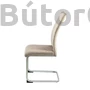 Kép 6/9 - AS-118 étkezőszék, bársony, latte