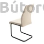 Kép 5/5 - Trentino étkezőszék 126 latte bársony