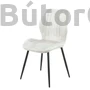Kép 5/10 - Modern étkezőszék függőleges tűzéssel, bézs