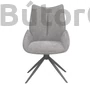 Kép 2/2 - Dallas forgó étkezőszék (szürke)