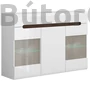 Kép 1/5 - Azteca Trio vitrines komód (KOM2W1D3S/10/15)