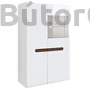 Kép 1/5 - Azteca Trio vitrines magas komód (SFK1W1D/14/9)
