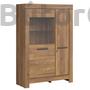 Kép 2/3 - Balin vitrines komód (arany sibiu) (REG1D1W)