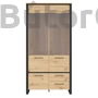 Kép 2/4 - Dodson széles vitrin (REG2W1D2S)