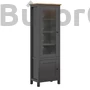 Kép 1/4 - Hesen vitrin (REG1W1D/20/7) (grafit)