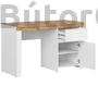 Kép 2/4 - Holten íróasztal fehér-wotan tölgy