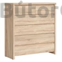 Kép 1/5 - Kaspian 6 fiókos komód (KOM6S)
