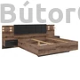 Kép 1/4 - Kassel ágykeret 160 fix (LOZ160/A) (BRW)