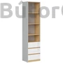 Kép 1/3 - Nandu könyves szekrény (REG3S)