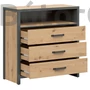 Kép 3/5 - Weston fiókos komód artisan (KOM3S)