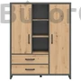 Kép 2/5 - Weston polcos szekrény artisan (REG2D2S)