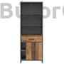 Kép 2/7 - Weston nyitott polcos szekrény oldstyle (REG1D1S)