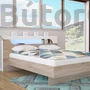 Kép 1/5 - Apollo ágykeret ágyráccsal sonoma tölgy (választható méret)
