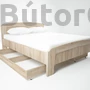 Kép 1/2 - Cintia ágykeret ágyráccsal sonoma tölgy (választható méret)