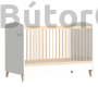Kép 1/5 - Colette fehér átalakítható 140-es babaágy