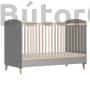 Kép 1/5 - Colette szürke átalakítható 140-es babaágy