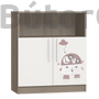 Kép 1/4 - Popeye 2 ajtós komód (maci mintával)