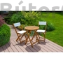 Kép 1/2 -  Trópusi akácfa balkon szett párnával, kerek asztallal (asztal + 2 db szék)