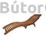 Kép 1/8 - Ergonomikus összecsukható napozóágy akácfából (párna nélkül)