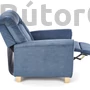 Kép 2/4 - Bard relax fotel, kék (manuálisan állítható)