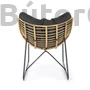 Kép 5/10 - Viola fekete rattan fotel