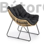 Kép 2/10 - rattan fotel a teraszra