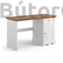 Kép 1/5 - Brigitte kicsi íróasztal fehér-tölgy