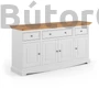 Kép 1/4 - Brigitte komód 04 fehér-fenyő