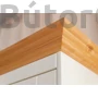 Kép 5/7 - Belluno Elegante széles vitrin fenyő tetőlap