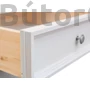 Kép 3/5 - Brigitte éjjeliszekrény 13 fehér-tölgy