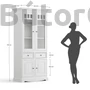 Kép 3/6 - Belluno Elegante vitrin, széles 