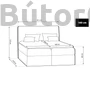 Kép 5/6 - typ-50-boxspring-agy-160-meret