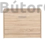 Kép 1/4 - Nepo egyajtós cipősszekrény, sonoma (SFK1K)