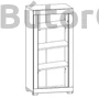 Kép 2/4 - Flames system kicsi szekrény (REG1D/11/5)
