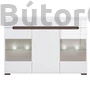 Kép 1/4 - Azteca system vitrines komód (KOM2W1D3S/10/15)