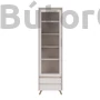 Kép 1/2 - Luna system vitrines szekrény, kasmír-sonoma (REG1W2S)