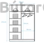 Kép 4/4 - Molto system gardróbszekrény (ML-200)