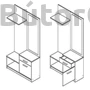 Kép 3/4 - Nepo system előszobafal (PPK)
