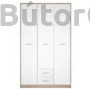 Kép 2/4 - Nepo system gardróbszekrény (SZF3D2SN)