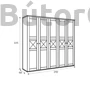 Kép 5/7 - Tina system gardróbszekrény (SZF5D)