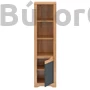 Kép 2/4 - Fidel nyitott polcos szekrény jobbos (R2)