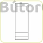 Kép 3/5 - Kora kétajtós akasztós szekrény (KS1)