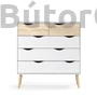 Kép 1/7 - Oslo 5 fiókos komód 75456