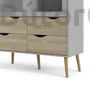 Kép 3/7 - Oslo vitrines szekrény 75462