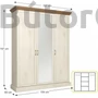 Kép 7/7 - Royal komplett hálószoba