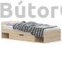 Kép 1/4 - Teyo ágykeret sonoma tölgy (1S/90)