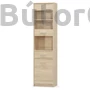 Kép 1/4 - Teyo keskeny vitrin, sonoma tölgy (1D1W1S)