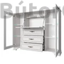Kép 2/6 - Tiffy vitrines komód (2W3S1B)