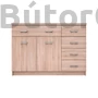Kép 1/3 - Topty komód, sonoma (Typ22)