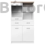 Kép 1/4 - Topty vitrines komód (2D1W1S/80)